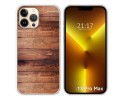 Funda Silicona compatible con iPhone 13 Pro Max (6.7) diseño Madera 02 Dibujos