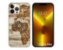 Funda Silicona compatible con iPhone 13 Pro Max (6.7) diseño Madera 07 Dibujos