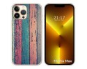 Funda Silicona compatible con iPhone 13 Pro Max (6.7) diseño Madera 10 Dibujos