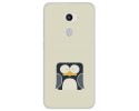 Funda Gel Tpu para Alcatel A3 (4G) Diseño Pingüino Dibujos
