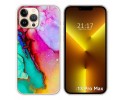 Funda Silicona compatible con iPhone 13 Pro Max (6.7) diseño Mármol 15 Dibujos