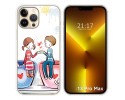 Funda Silicona compatible con iPhone 13 Pro Max (6.7) diseño Café Dibujos