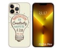 Funda Silicona compatible con iPhone 13 Pro Max (6.7) diseño Creativity Dibujos