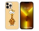 Funda Silicona compatible con iPhone 13 Pro Max (6.7) diseño Jirafa Dibujos