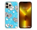 Funda Silicona compatible con iPhone 13 Pro Max (6.7) diseño Mariposas Dibujos