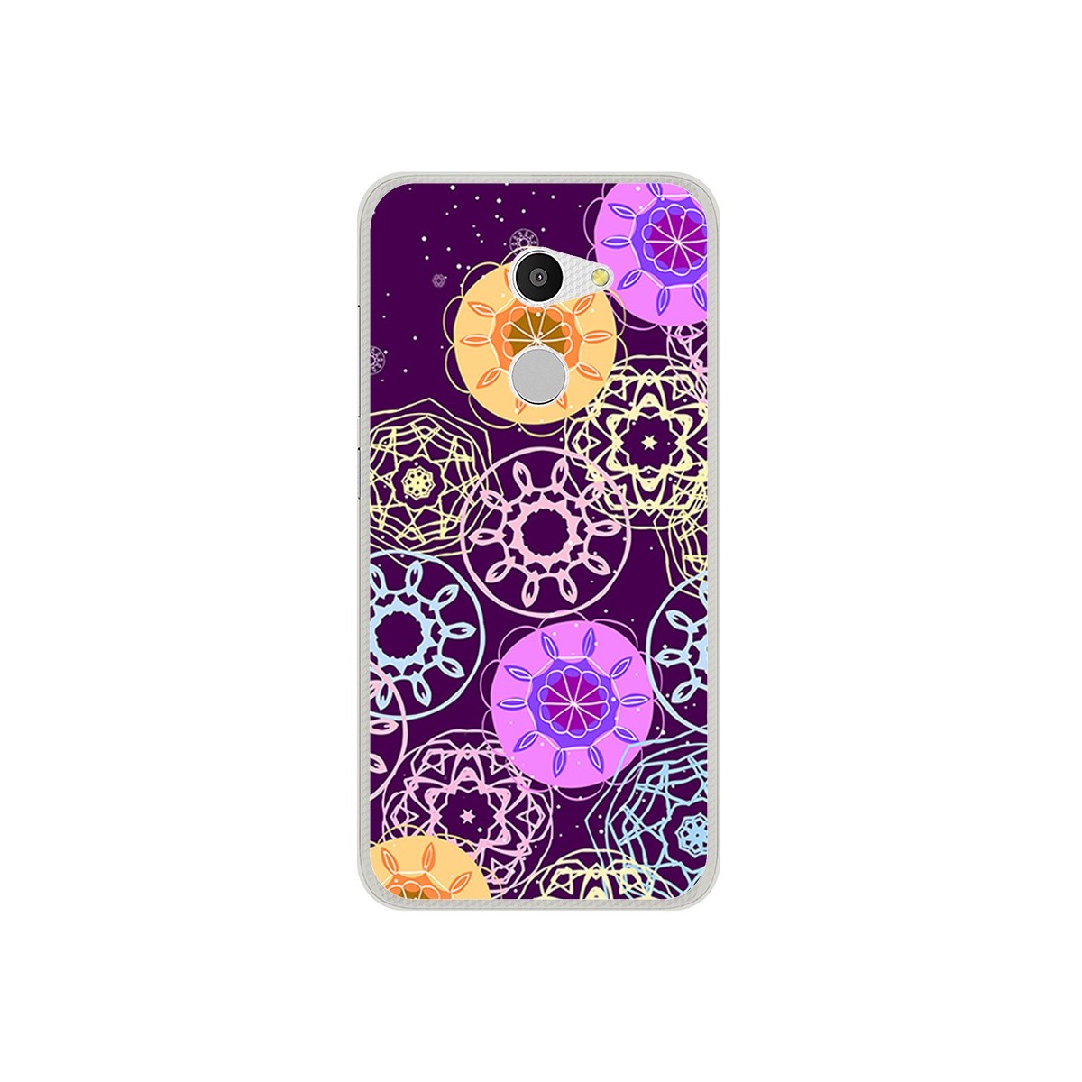 Funda Gel Tpu para Alcatel A3 (4G) Diseño Radial Dibujos
