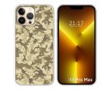 Funda Silicona compatible con iPhone 13 Pro Max (6.7) diseño Sand Camuflaje Dibujos