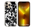 Funda Silicona compatible con iPhone 13 Pro Max (6.7) diseño Snow Camuflaje Dibujos