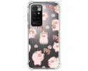 Funda Silicona Antigolpes para Xiaomi Redmi 10 (2021/2022) diseño Cerdos Dibujos