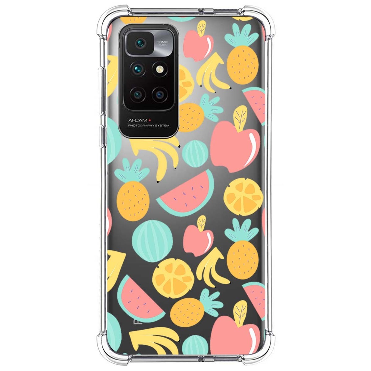 Funda Silicona Antigolpes para Xiaomi Redmi 10 (2021/2022) diseño Frutas 02 Dibujos