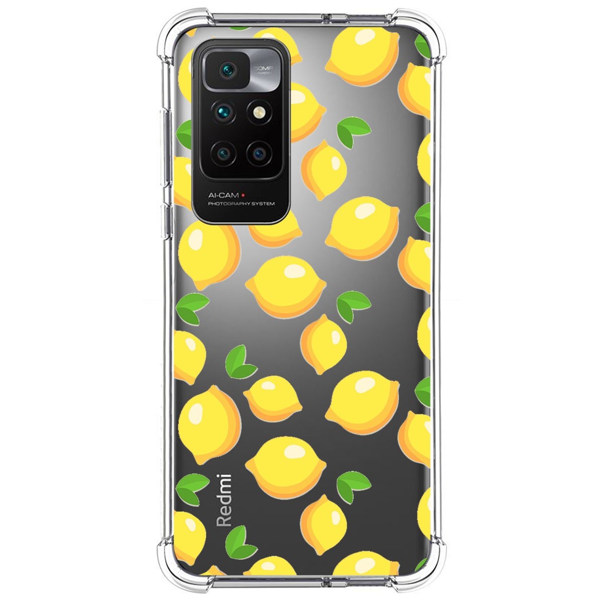 Funda Silicona Antigolpes para Xiaomi Redmi 10 (2021/2022) diseño Limones Dibujos