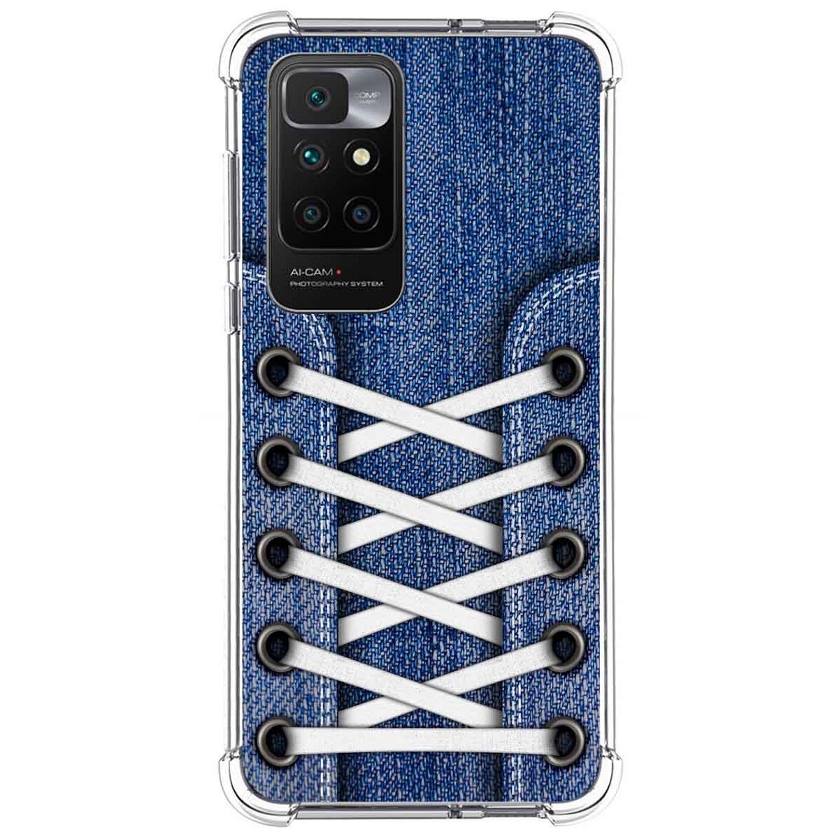 Funda Silicona Antigolpes para Xiaomi Redmi 10 (2021/2022) diseño Zapatillas 01 Dibujos