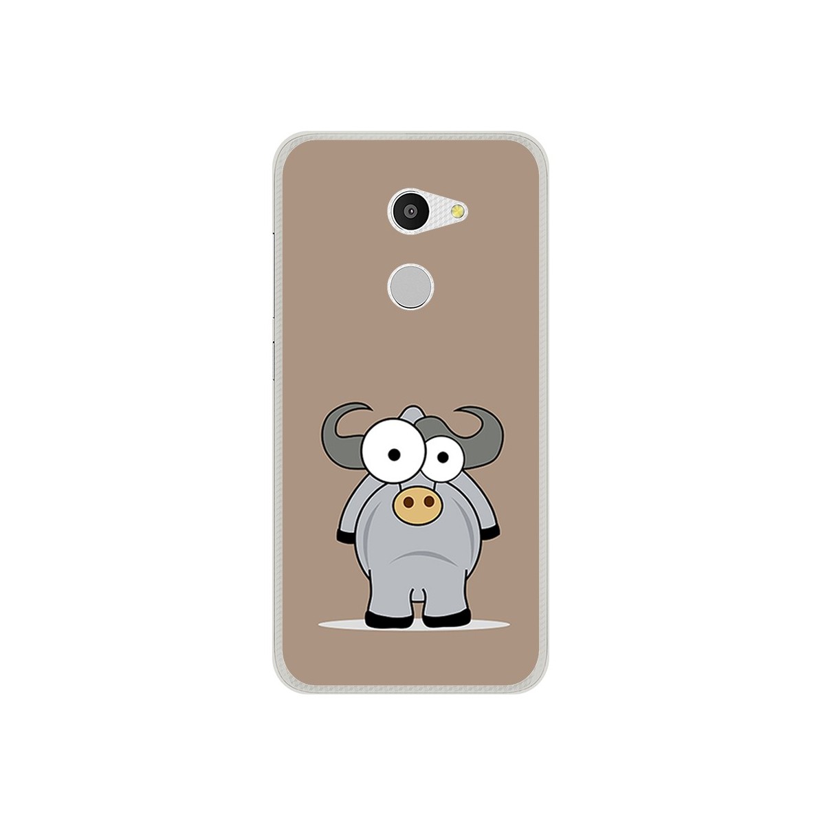 Funda Gel Tpu para Alcatel A3 (4G) Diseño Toro Dibujos