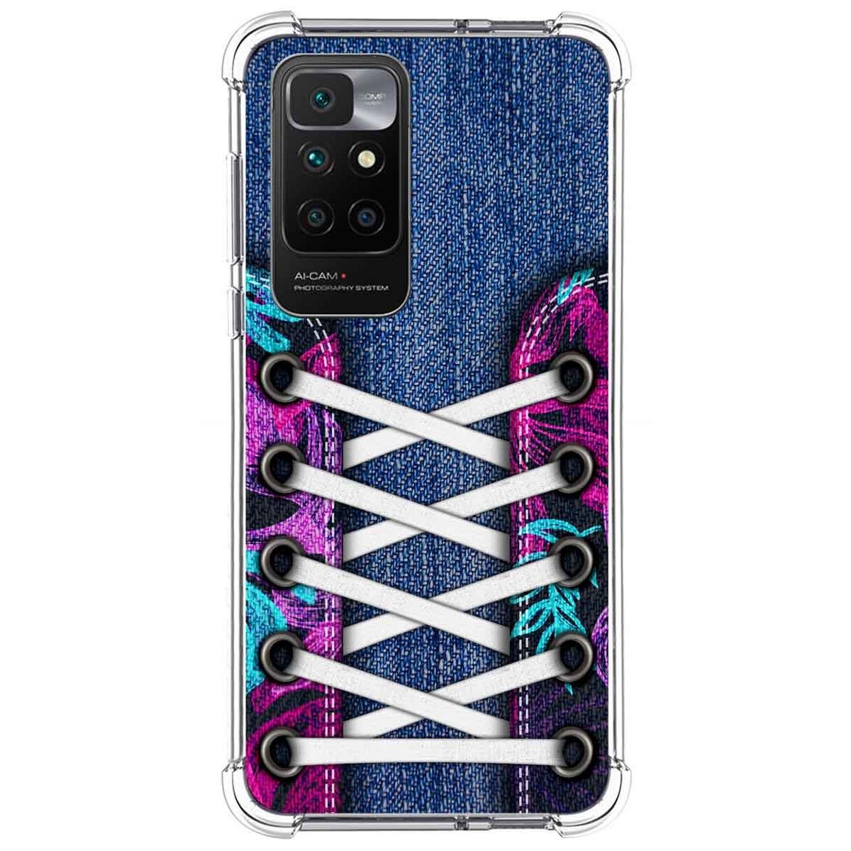 Funda Silicona Antigolpes para Xiaomi Redmi 10 (2021/2022) diseño Zapatillas 06 Dibujos