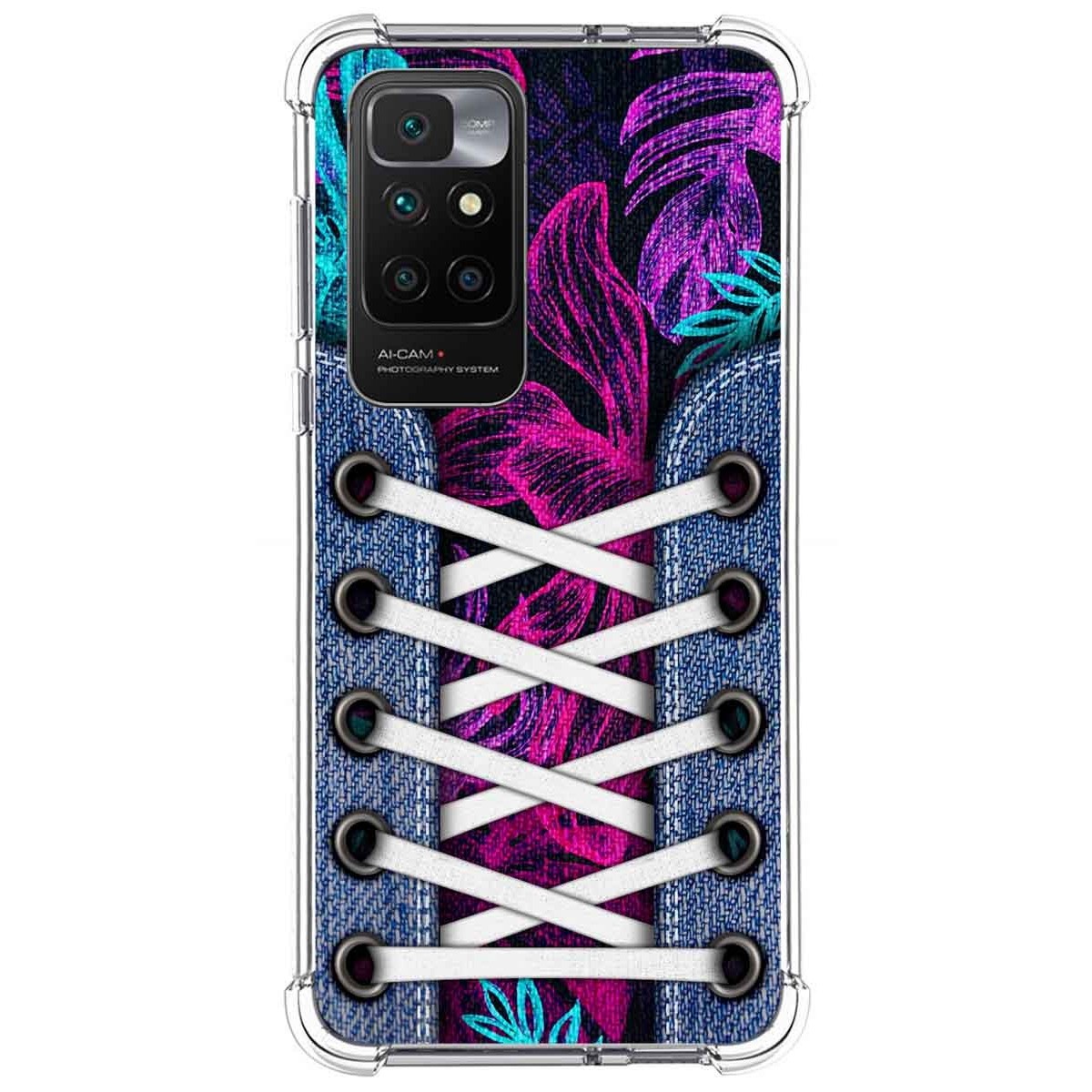 Funda Silicona Antigolpes para Xiaomi Redmi 10 (2021/2022) diseño Zapatillas 07 Dibujos