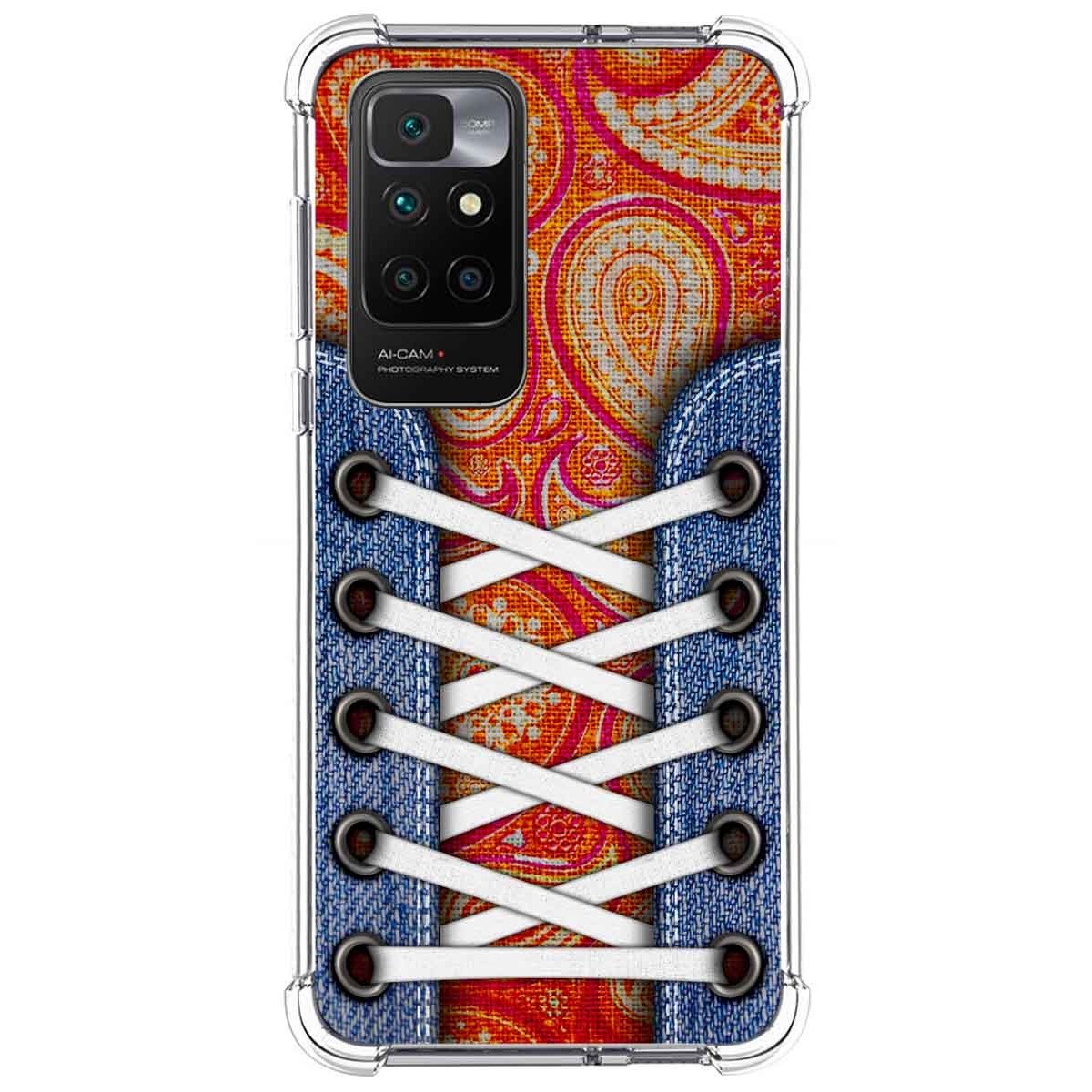 Funda Silicona Antigolpes para Xiaomi Redmi 10 (2021/2022) diseño Zapatillas 10 Dibujos