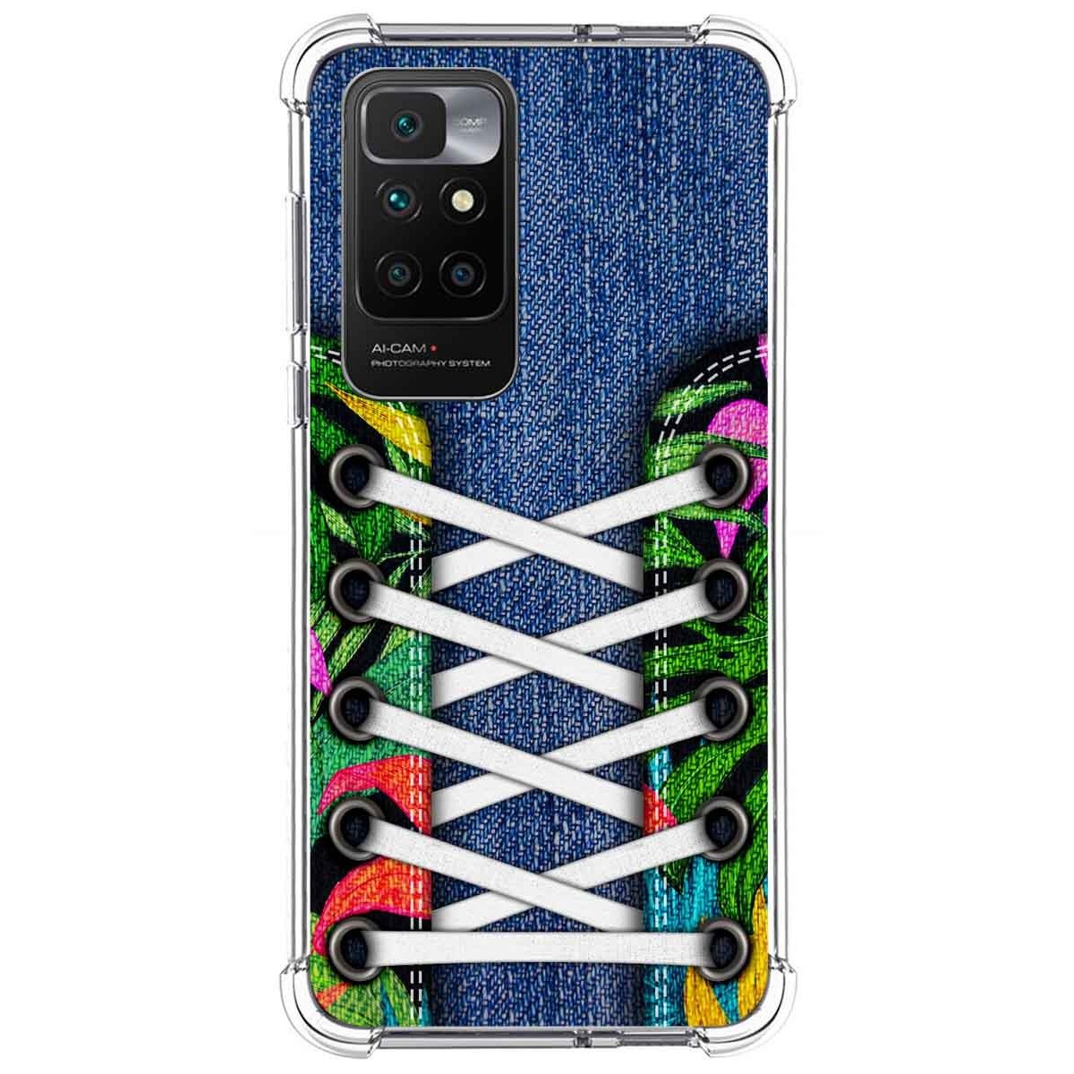 Funda Silicona Antigolpes para Xiaomi Redmi 10 (2021/2022) diseño Zapatillas 13 Dibujos