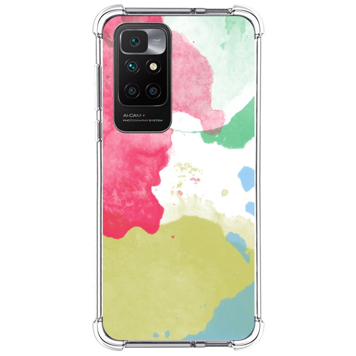 Funda Silicona Antigolpes para Xiaomi Redmi 10 (2021/2022) diseño Acuarela 02 Dibujos