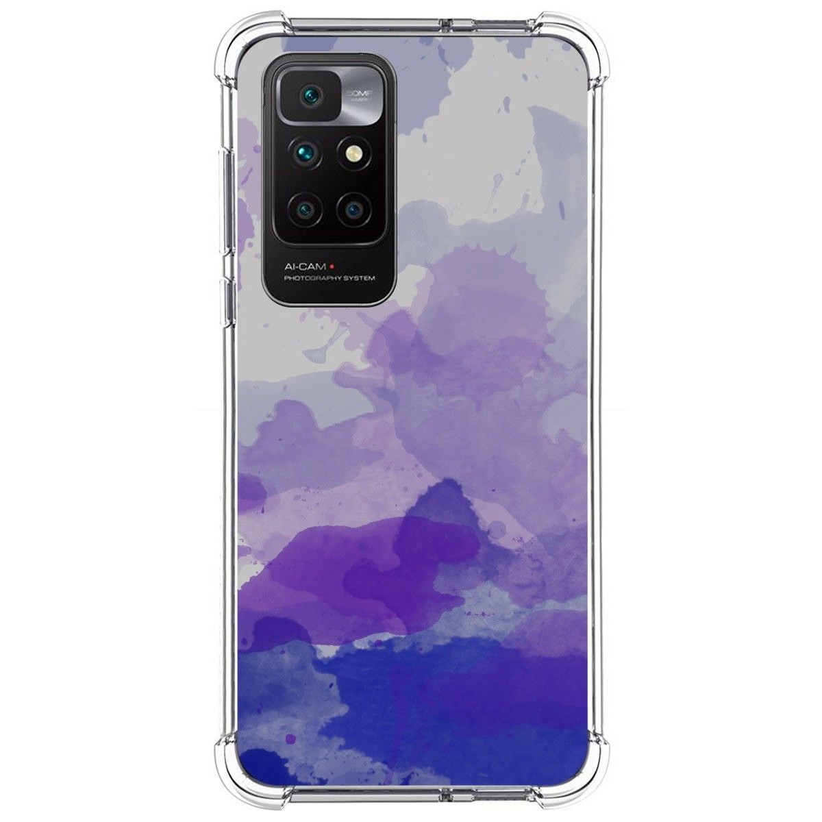 Funda Silicona Antigolpes para Xiaomi Redmi 10 (2021/2022) diseño Acuarela 09 Dibujos