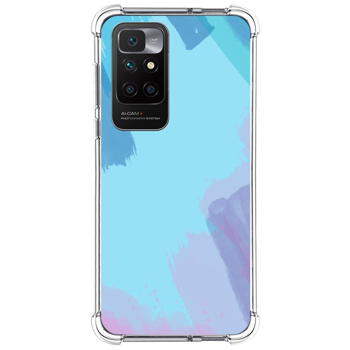 Funda Silicona Antigolpes para Xiaomi Redmi 10 (2021/2022) diseño Acuarela 10 Dibujos