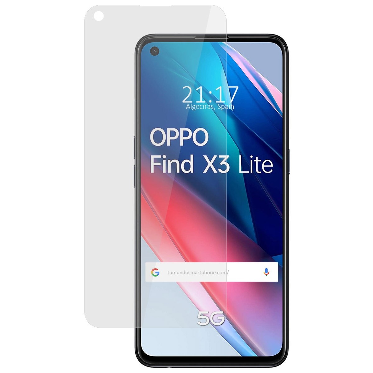 Protector Pantalla hidrogel Mate Antihuellas para Oppo Find X3 Lite 5G