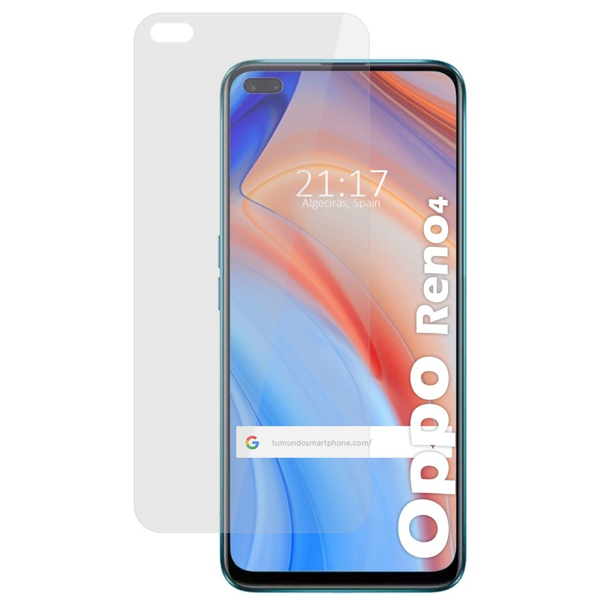 Protector Pantalla hidrogel Mate Antihuellas para Oppo Reno 4 5G