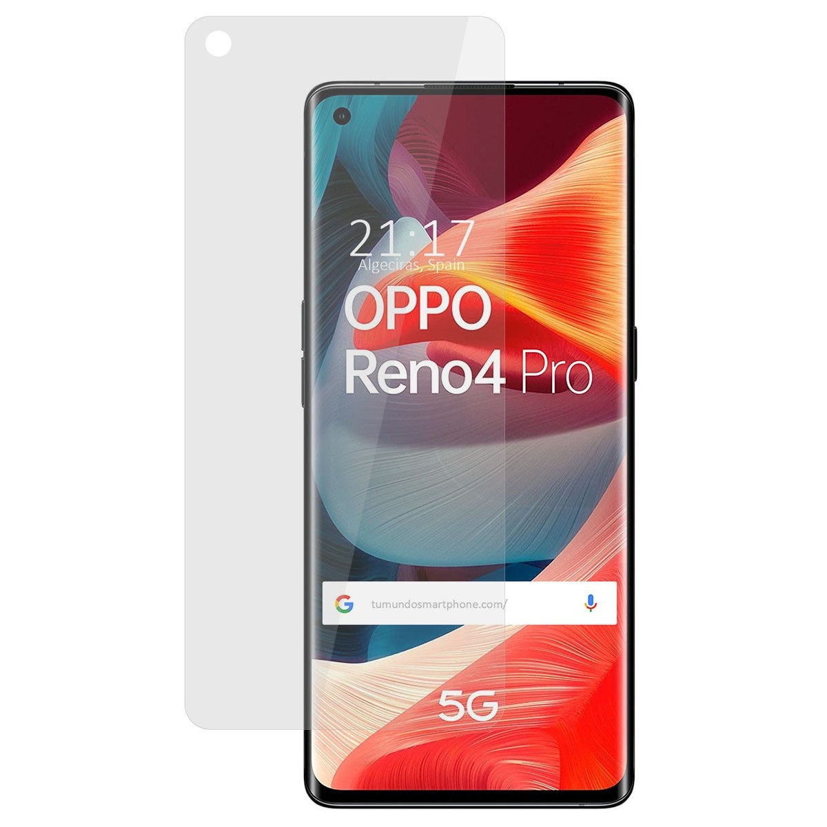 Protector Pantalla hidrogel Mate Antihuellas para Oppo Reno 4 Pro 5G