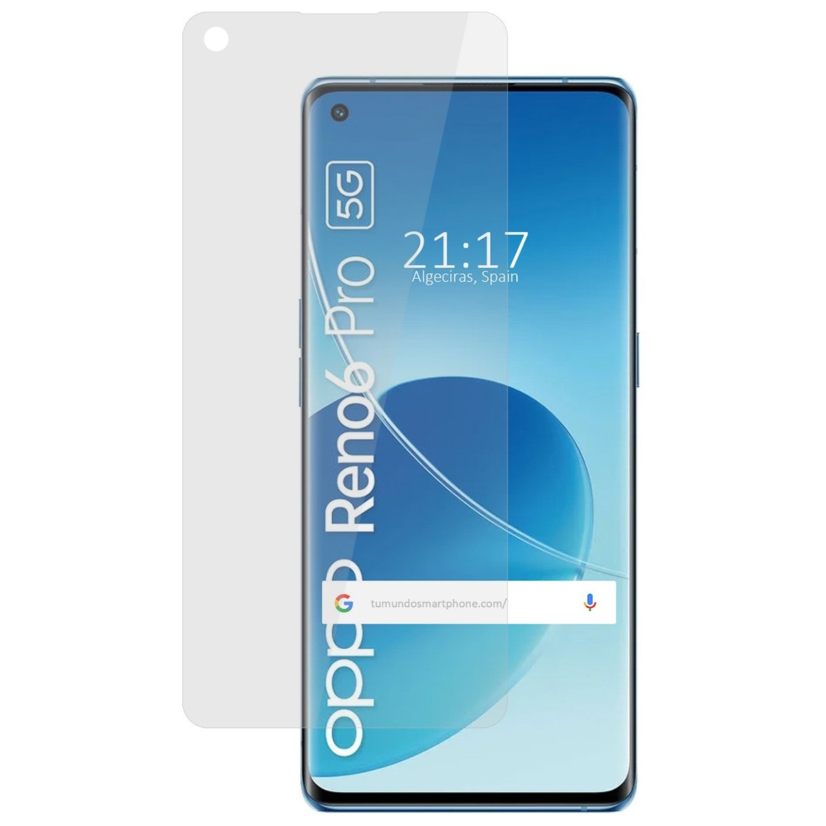 Protector Pantalla hidrogel Mate Antihuellas para Oppo Reno 6 Pro 5G