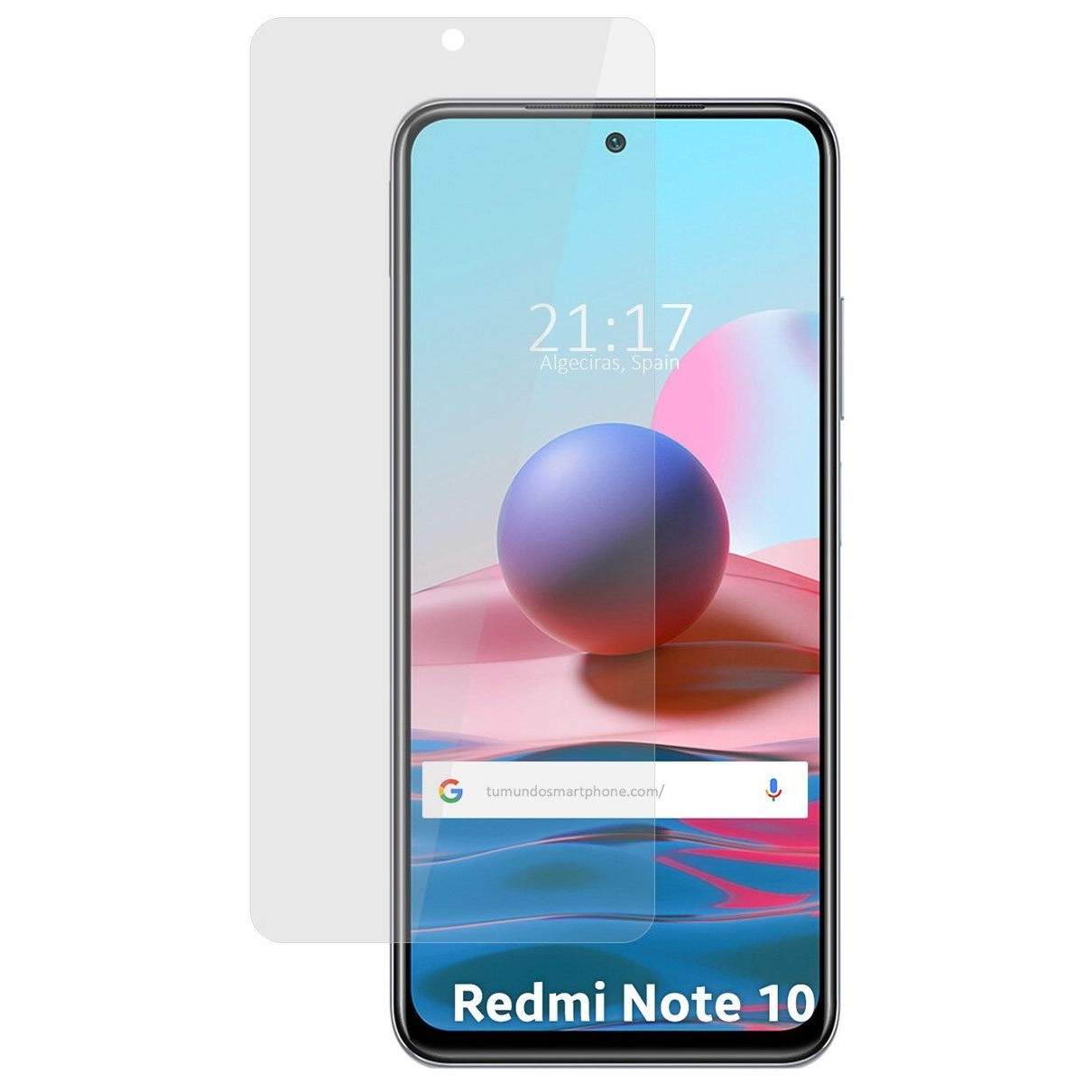 Protector Pantalla hidrogel Mate Antihuellas para Xiaomi Redmi Note 10 / 10S