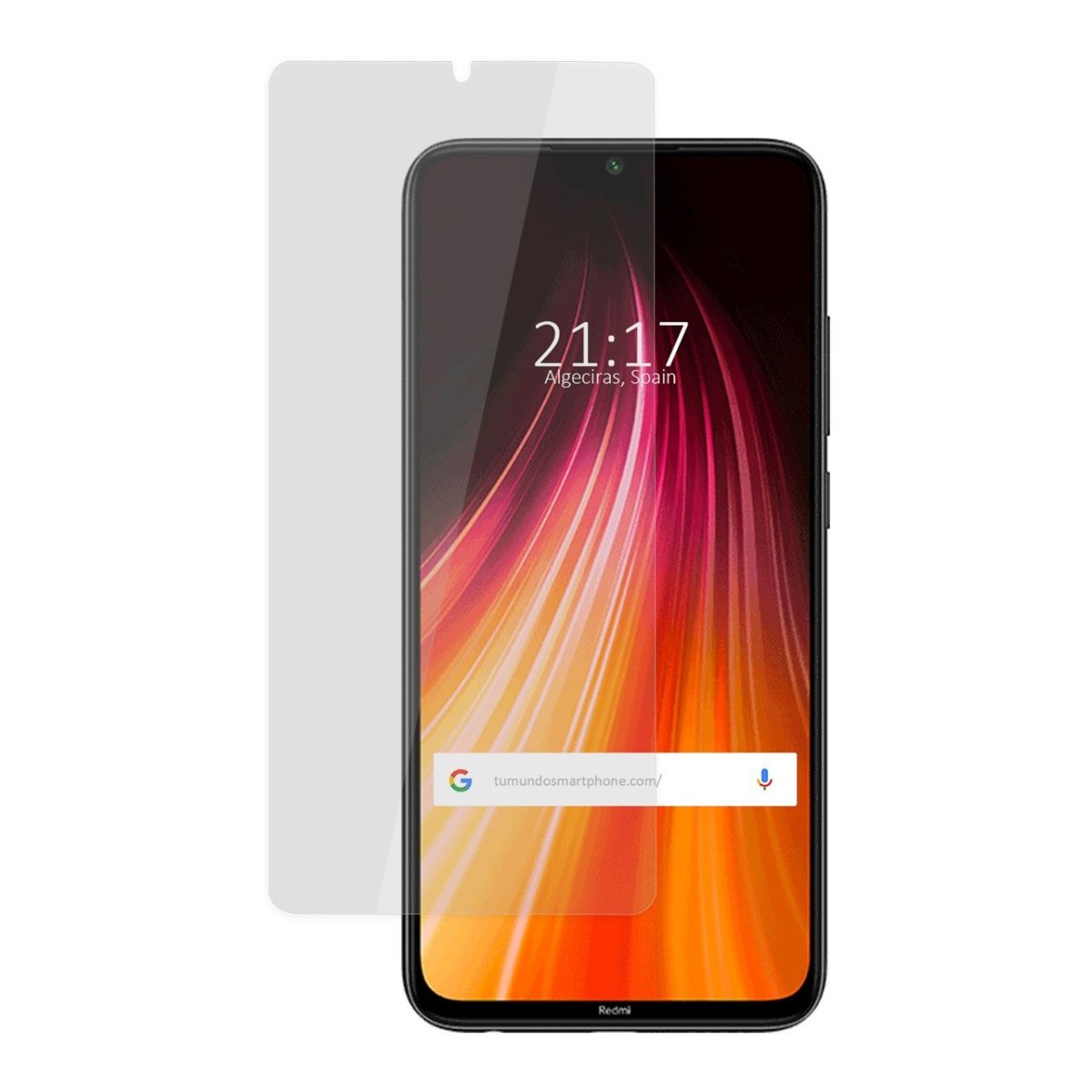Protector Pantalla hidrogel Mate Antihuellas para Xiaomi Redmi Note 8 (2019/2021)
