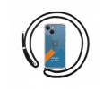 Personaliza tu Funda Colgante Transparente compatible con Iphone 13 Mini (5.4) con Cordon Negro Dibujo Personalizada