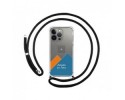 Personaliza tu Funda Colgante Transparente compatible con Iphone 13 Pro (6.1) con Cordon Negro Dibujo Personalizada