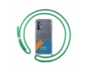 Personaliza tu Funda Colgante Transparente para Realme GT Master Edition con Cordon Verde Agua Dibujo Personalizada
