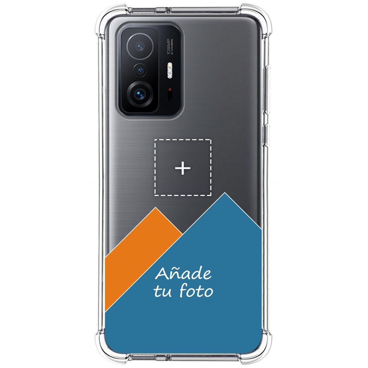 Personaliza tu Funda Silicona AntiGolpes Transparente con tu Fotografía para Xiaomi 11T 5G / 11T Pro 5G Dibujo Personalizada