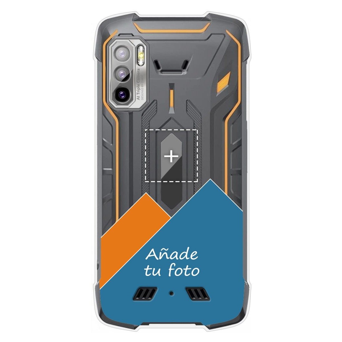 Personaliza tu Funda Silicona Gel Tpu Transparente con tu Fotografia para Cubot King Kong 5 Pro Dibujo Personalizada
