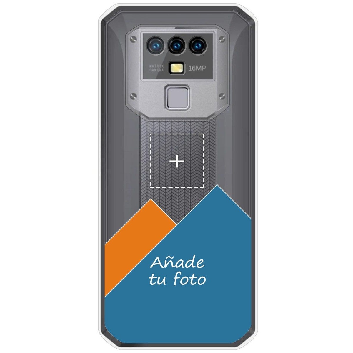 Personaliza tu Funda Silicona Gel Tpu Transparente con tu Fotografia para Oukitel K15 Pro Dibujo Personalizada