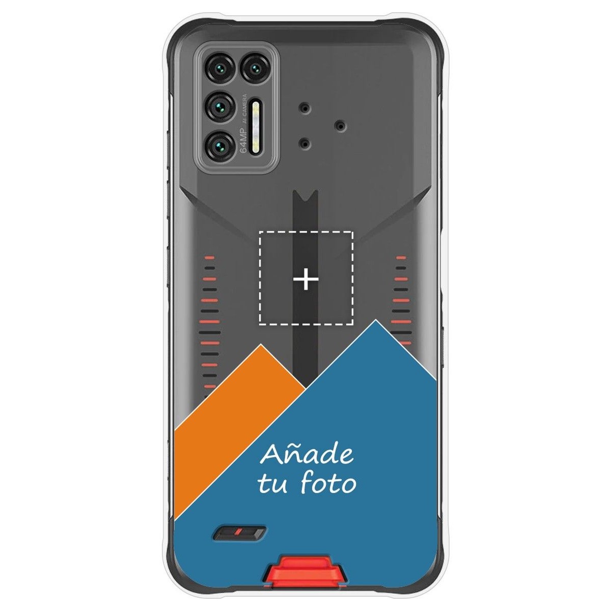 Personaliza tu Funda Silicona Gel Tpu Transparente con tu Fotografia para Umidigi Bison GT Dibujo Personalizada