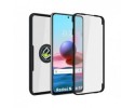 Funda Doble Negra Pc + Tpu Full Body 360 con Anillo para Xiaomi Redmi Note 10 / 10S