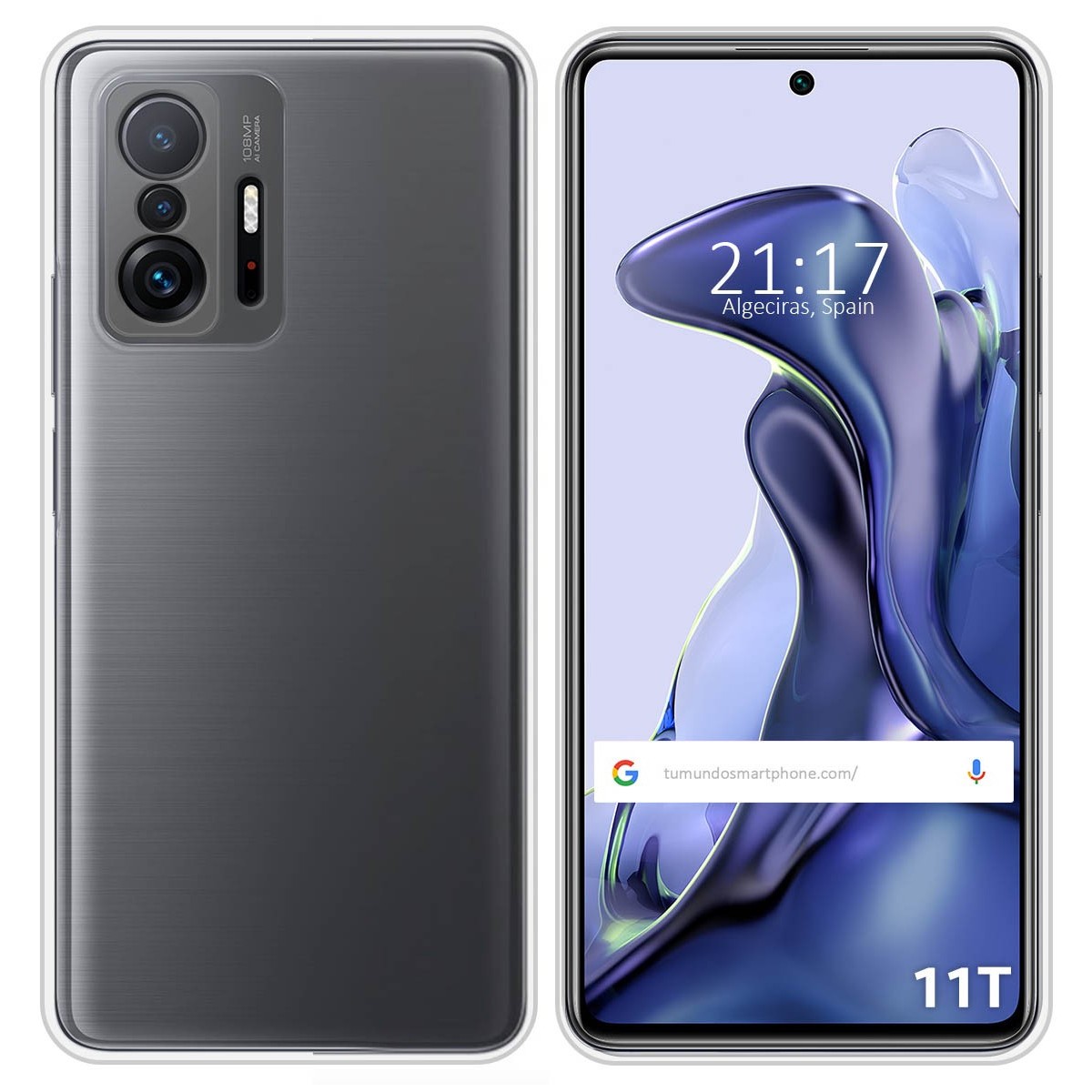 Funda Silicona Gel TPU Transparente para Xiaomi 11T 5G / 11T Pro 5G