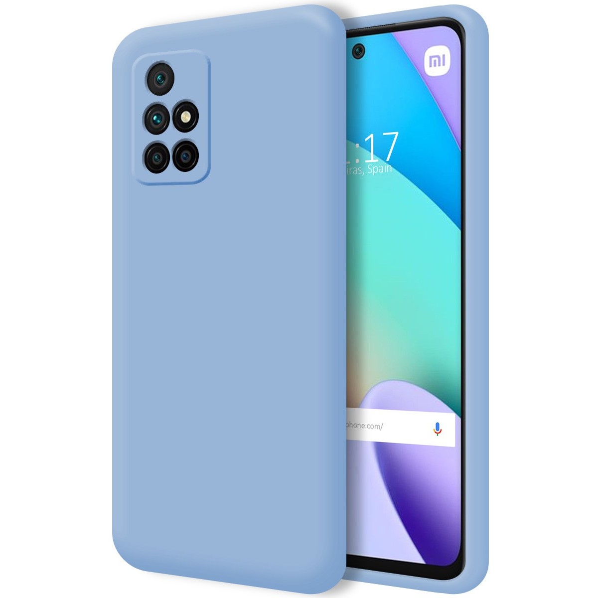 Funda Silicona Líquida Ultra Suave para Xiaomi Xiaomi Redmi 10 (2021/2022) color Azul