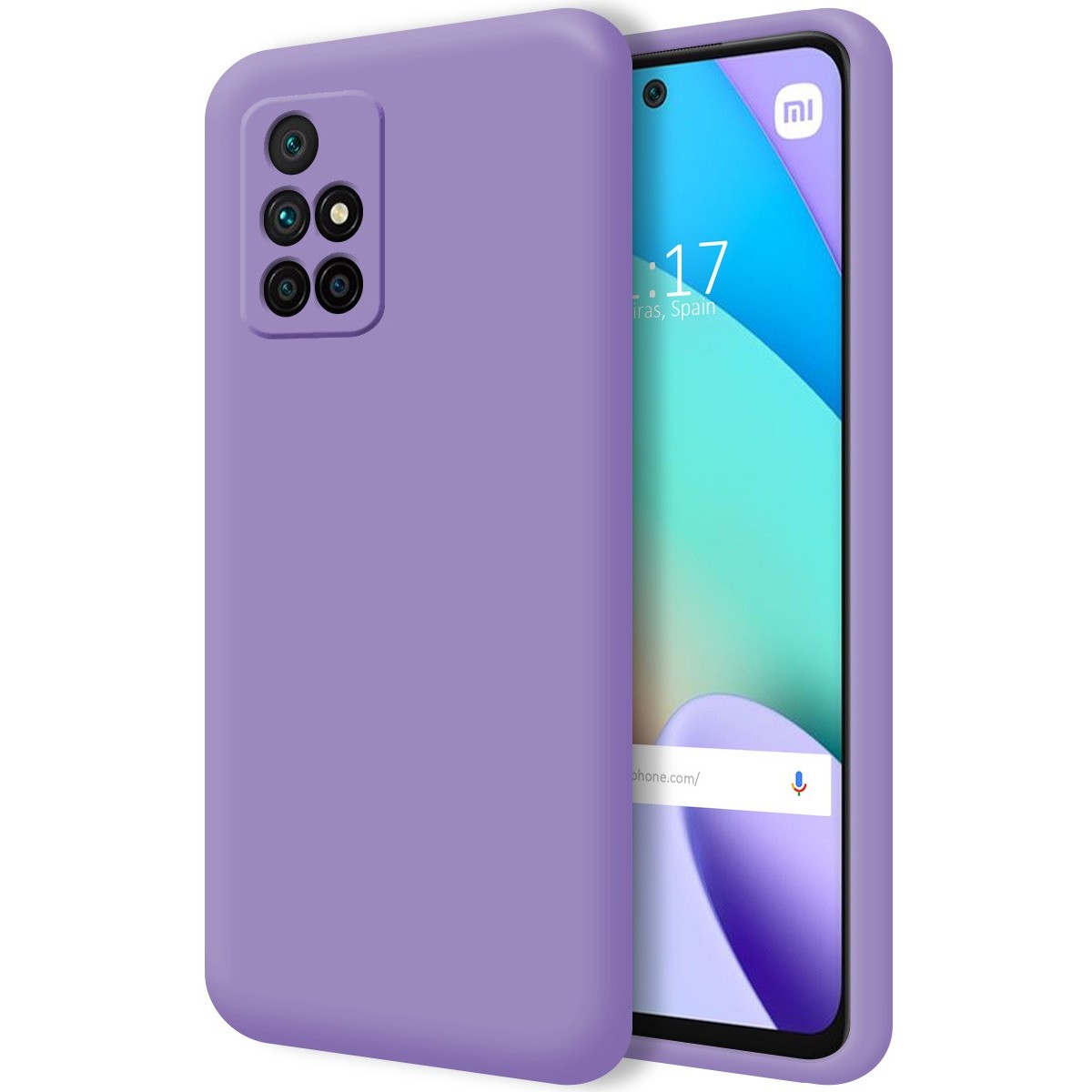 Funda Silicona Líquida Ultra Suave para Xiaomi Xiaomi Redmi 10 (2021/2022) color Morada