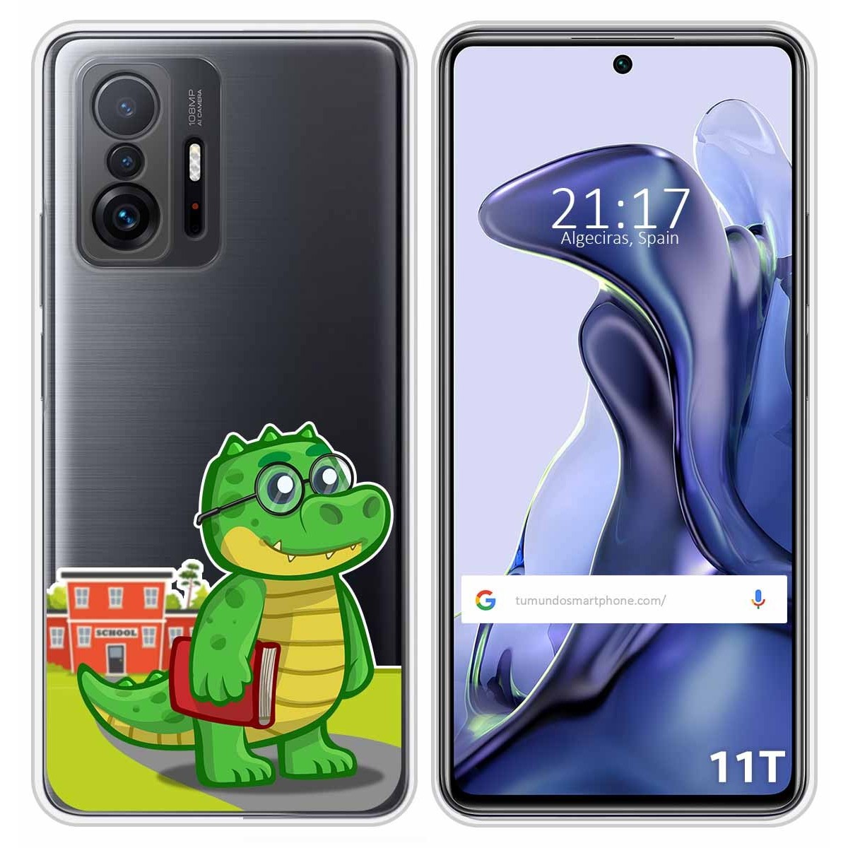 Funda Silicona Transparente para Xiaomi 11T 5G / 11T Pro 5G diseño Coco Dibujos