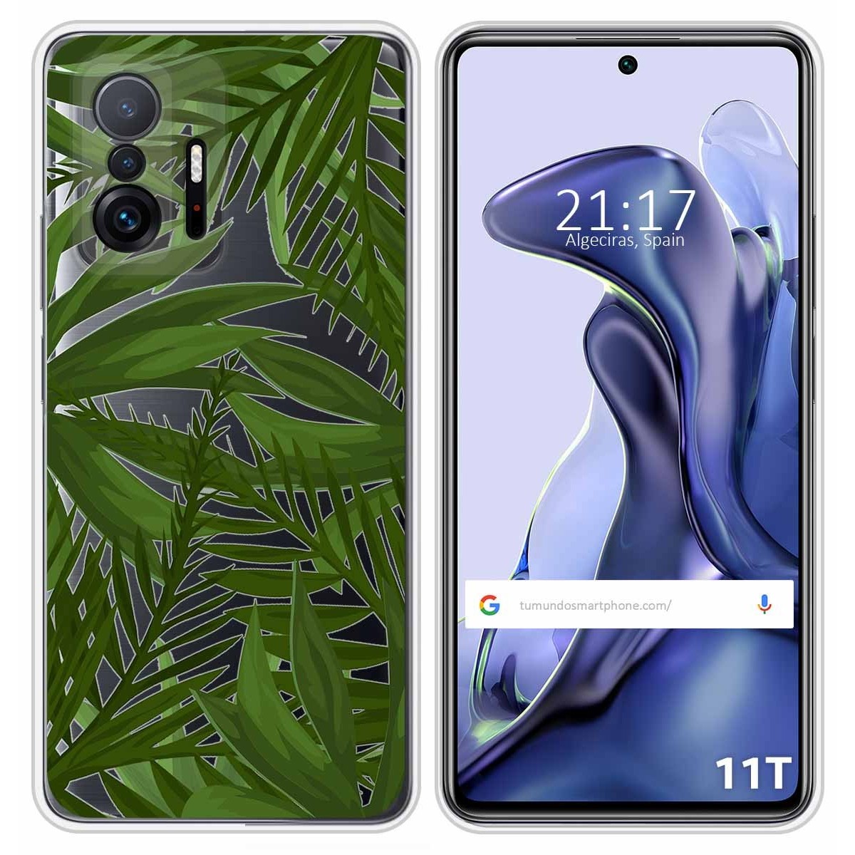 Funda Silicona Transparente para Xiaomi 11T 5G / 11T Pro 5G diseño Jungla Dibujos