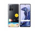 Funda Silicona Transparente para Xiaomi 11T 5G / 11T Pro 5G diseño Playa Dibujos