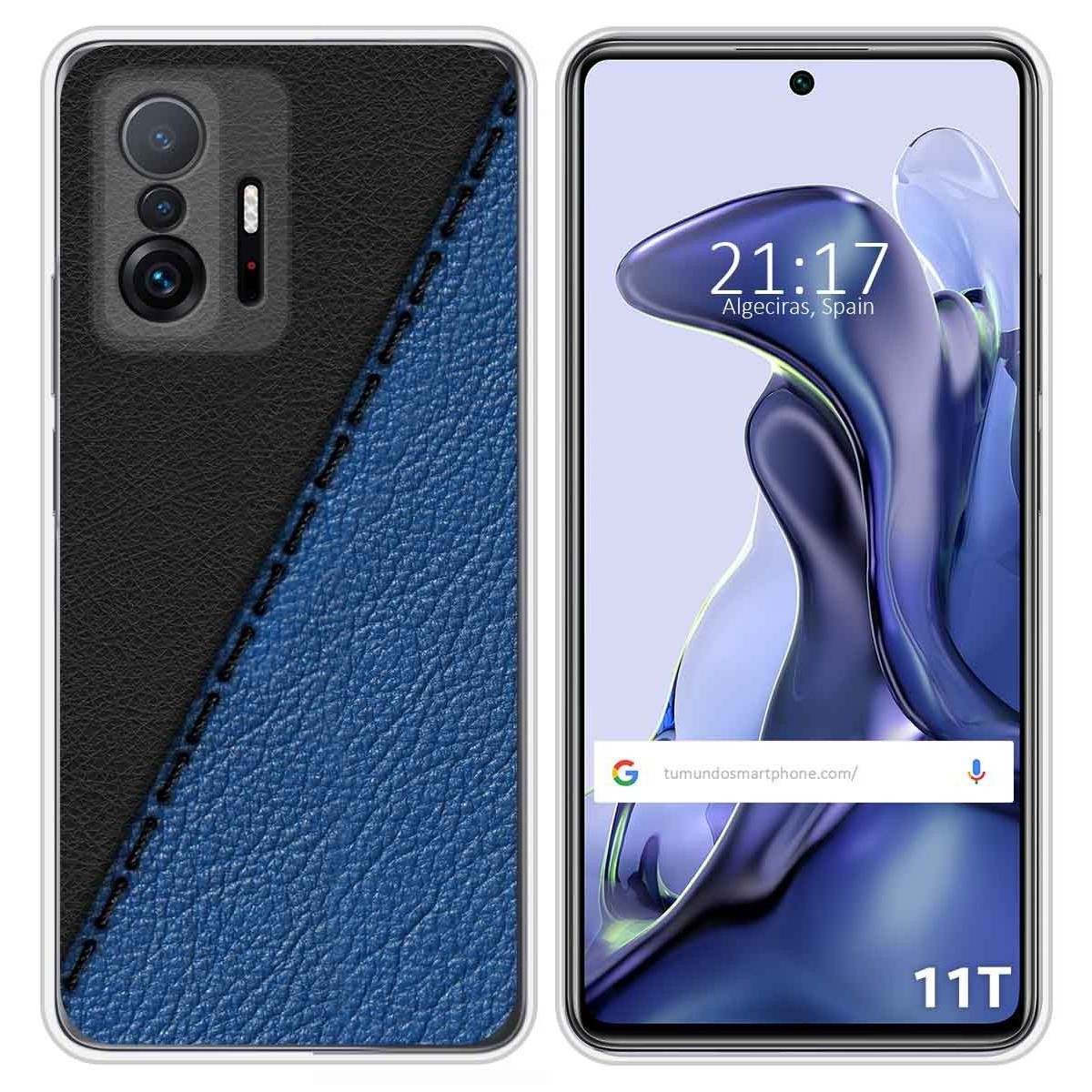Funda Silicona para Xiaomi 11T 5G / 11T Pro 5G diseño Cuero 02 Dibujos