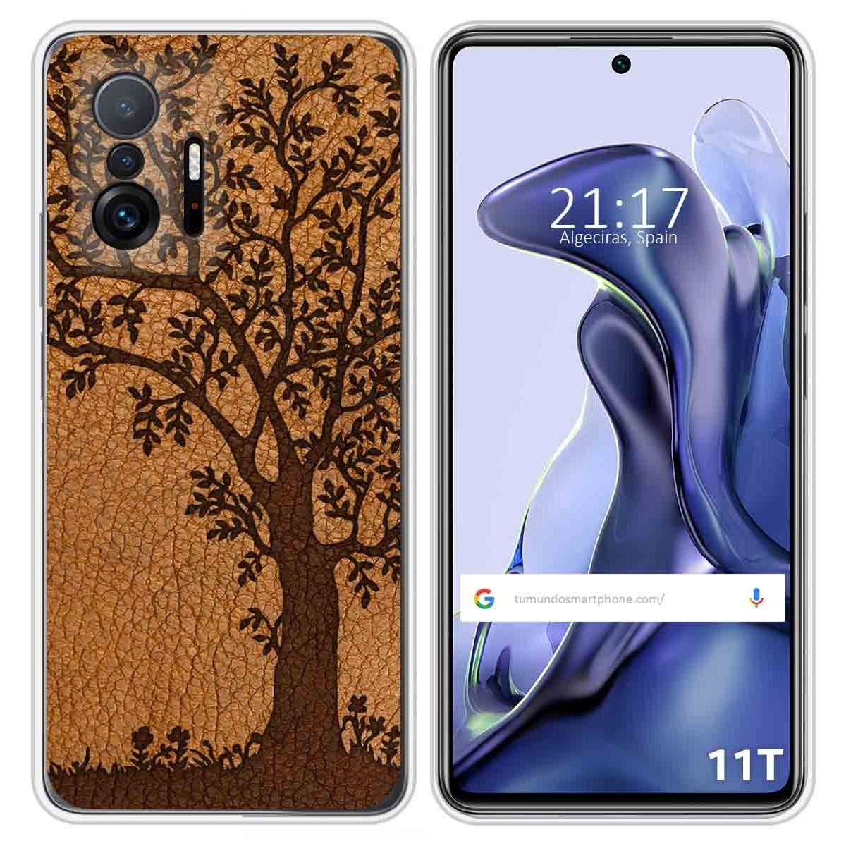 Funda Silicona para Xiaomi 11T 5G / 11T Pro 5G diseño Cuero 03 Dibujos