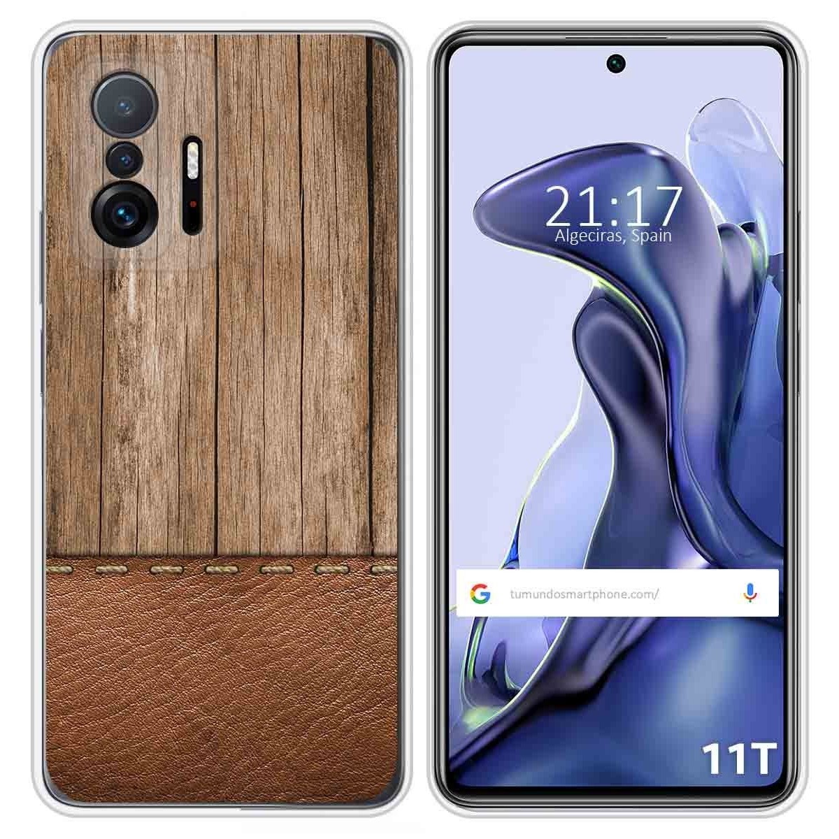 Funda Silicona para Xiaomi 11T 5G / 11T Pro 5G diseño Madera 09 Dibujos