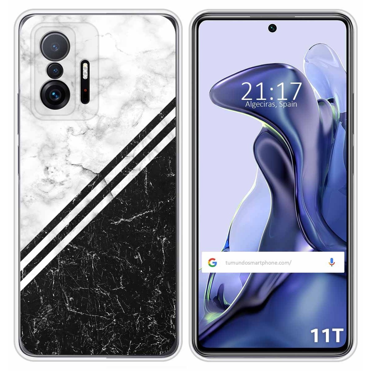 Funda Silicona para Xiaomi 11T 5G / 11T Pro 5G diseño Mármol 01 Dibujos