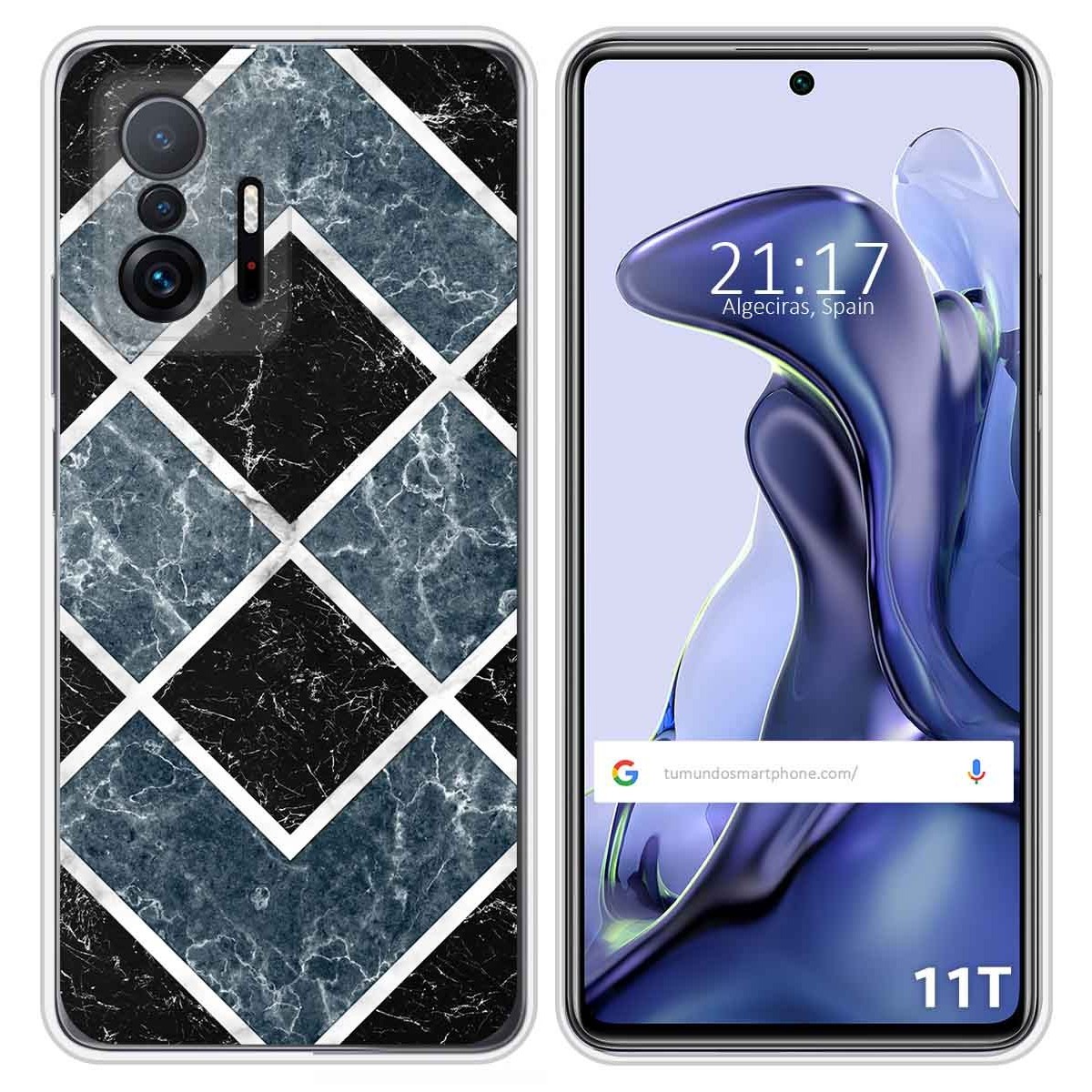 Funda Silicona para Xiaomi 11T 5G / 11T Pro 5G diseño Mármol 06 Dibujos