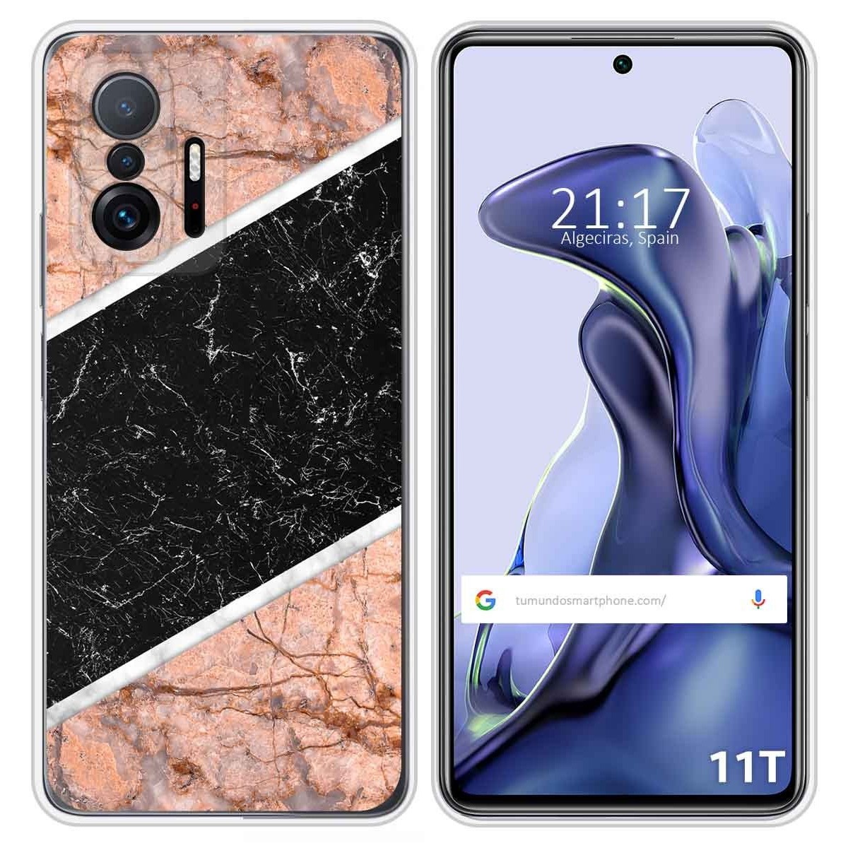 Funda Silicona para Xiaomi 11T 5G / 11T Pro 5G diseño Mármol 07 Dibujos